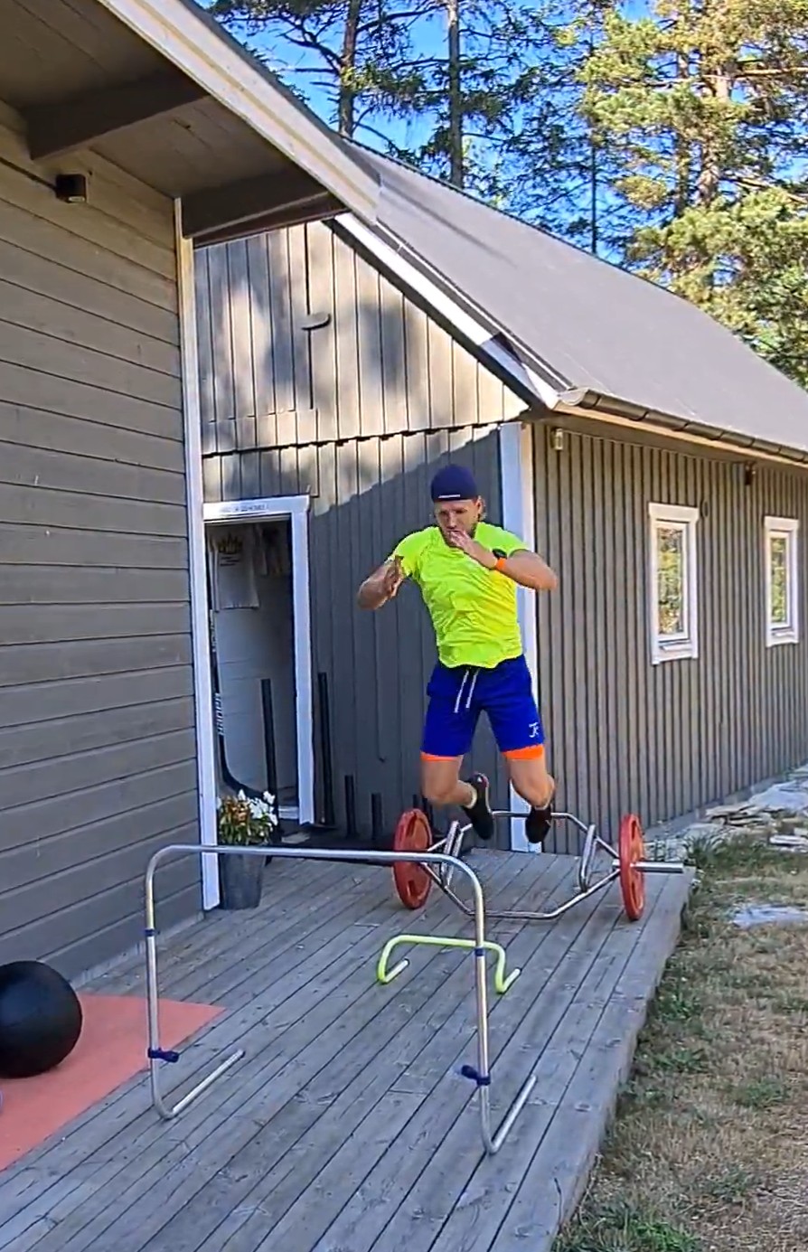 Kim Tallberg Coventry Blaze Captain leading a high-performance training session in Coventry